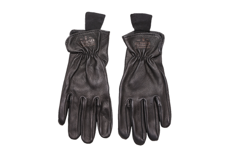 Deerskin Unlined Glove - Black
